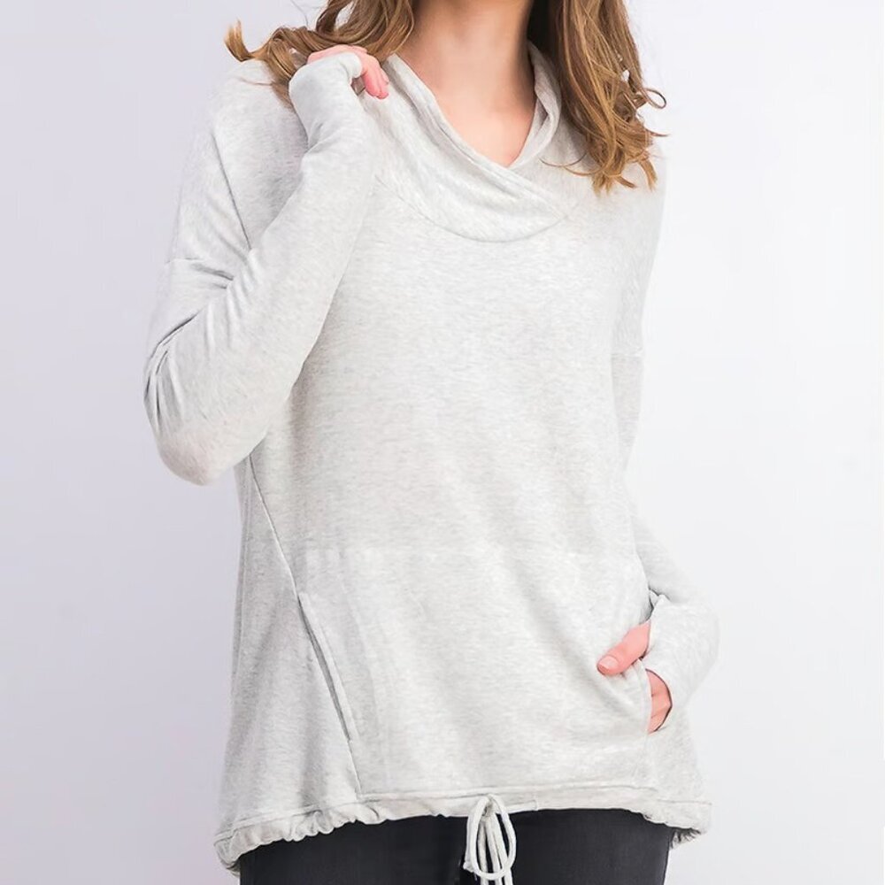 Ink Love and Peace Women Ailsa Drawstring Hem Knit Top P1349